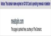 Notice: This domain name expired on 03/10/12 and is pending renewal or deletion meatspin.com This page is parked free, courtesy of The Domainz