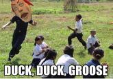 DUCK DUCK,GROOSE