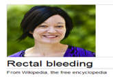 Rectal bleeding From Wikipedia, the free encyclopedia