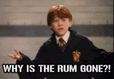WHY IS THE RUM GONE?!