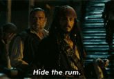 Hide the rum.