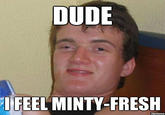 DUDE IFEEL MINTY-FRESH
