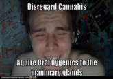 Disregard Cannabis Aquire Oral hygenics to the Mamary glanids