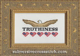 TRUTHINESS subversivecrossstitch.com