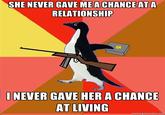 SHE NEVER GAVE ME A CHANCEATA RELATIONSHIP C4 I NEVER GAVE HER A CHANCE AT LIVING