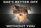SHE'S BETTER OFF WITHOUT YOU