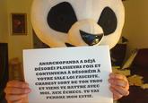 ANARCHOPANDA A DÉJA DÉSOBÉI PLUSIEURS FOIS ET CONTINUERA A DÉSOBÉIR A VOTRE SALE LOIFASCISTE CHAREST SORT DE TON TROU ET VIENS TE BATTRE AVEC MOI. AUX ECHECS. TU VAS PERDRE MON ESTIE