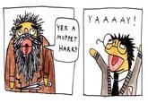 YER A MUPPET HARRY Harry Potter cartoon mammal comics vertebrate text fictional character fiction human behavior