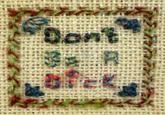 Wesley Crusher needlework