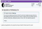 #127 Nov 2002 Location:Be seeing you. 01-16-2008, 09:06 PM Join Date: Stephenls Stephen Lea Sheppard RPGnet Moderator Posts: n,:/사 Re: Speculation on Multiclassing in 4e f8 Originally Posted by Polaris You can be as snarky as you like, but in fact it's an old rule in debate (as long as there has punching, making faces, attacking the person, etc etc, has in fact ceded the argument. -Polaris < Ladies and gentlemen, the second coming of danth! Almost word for word.