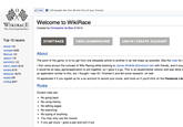 Like ·129 people like this. Be the first of your friends. WIKIRACE Welcome to WikiRace The Encyclopedia Race Created by Christopher de Beer © 2010 Top 10 racers ahwitz 1/2 mowglie 9/26 Mariusz 1/3 Jaxsun 13 bam2403 1/3 silent death 6/19 acebla 5/19 fabbyrob 16/70 sisaac 2/9 modog 8/37 STARTRACE VIEW LEADERBOARD LOG IN /CREATE ACCOUNT About The point of the game, is to try get from one wikipedia article to another in as few steps as possible. See the rules for I first came across the concept of Wiki Racing while listening to James Bridle's dConstruct talk with friends, and it sour it would be an easy game/application to put together, so I gave it a go. This is an experimental version and was done c an application similar to this, but I thought I was til I finished it and did some research. oh well I'd appreciate it if you signed up for a an account to record your score, and more so if you'd click on the Facebook Lik Rules Current rules are No going back - No using history . No editing pages No searching No typing of anything - You may only use the mouse - If you get stuck - grow a pair and sort it out