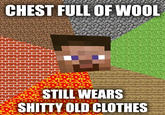 774.jpg CHEST FULL OF WOOL STILL WEARS S----- OLD CLOTHES