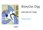 BronyCon O--- EVERYONE GOT CRABS Change picture Public▼