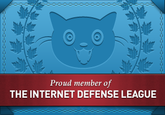 Proud member of THE INTERNET DEFENSE LEAGUE
