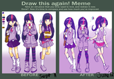 Draw this again! Meme Take an old piece that you love/used to love, and redraw it now. Done? Now it's time to compare and see how much you've improved. u0 BEFORE Se AFTER