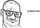 LE BRON FACE