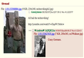 thread File :1191153568884.ipg-(9 KB,234x340, technovikingln2.jpg) O Anonymous 09/30/07(Sun)07:59:2 No.41122377 All hail the technoviking! http://youtube.com/watch?v=Dqaw1 5mbcw >> O·Andrea. !sUIQIG2uc 9/30/07(Sun)08:00:27 No 41122415 File :1191153627635.ipg-(7 KB, 250x363, xx3Walkure.jpg) Crazy Germans.