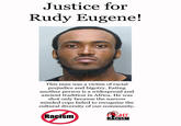 Justice for Rudy Eugene! This man was a victim of racial prejudice and bigotry. Eating another person is a widespread and ancient tradition in Africa. He was shot only because the narrow minded cops failed to recognize the cultural diversity of our community Racism HT RACISM