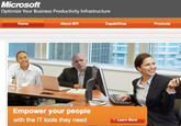 Observer Microsoft Optimize Your Business Productivity Infrastructure Home About BP Products Empower your people with the IT tools they need Learn More