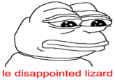 le disappointed lizard