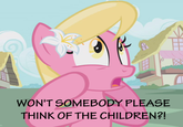 WON'T SOMEBODY PLEASE THINK OF THE CHILDREN?!