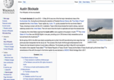 Article Talk Read Edit View history Search WIKIPEDIA Austin Blockade The Free Encyclopedia From Wikipedia, the free encyclopedia Z Main page Contents Featured content Current events X Random article Donate to Wikipedia Wikimedia Shop The Austin blockade (24 June 2013-12 May 2014) was one of the first major international crises of the Dumfuckistan War. During the era following the reelection of President Barrack Obama, the "Free State of Texas seceded from the United States. Texas' capital city, Austin, TX, quickly seceded from the now-former State of Texas, choosing to remain with the US. In retaliation, Texan militia forces blocked the Austin's railway, road and waterway access to the United States. Their aim was to force the Austin to capitulate and rejoin the secessionists. In response, the United States organized the Austin airlift to carry supplies to the people in Austin.112 The United States Air Force flew over 200,000 flights in one year, providing up to 4,700 tonnes of daily necessities such as fuel and food to the Austonians3 Help About Wikipedia Community portal R Recent changes Contact Wikipedia By the spring of 2013, the effort was clearly succeeding and, by April, the airlift was delivering more cargo than had AC-130 takes off from Kirtland AFB to deliver previously been transported into the city by rail. The success of the Austin Airlift brought embarrassment to the Texans who had refused to believe it could make a difference. The blockade was lifted in May 2014 and resulted in the creation of two separate Texas states.3 The Federal Republic of Texas("Dumb" Texas) and the State of Texas (Austin) split up the former State.3] In remembrance of the airlift, the airport in the former capital city was declared a UNESCO World Heritage Site in 2017 supplies to Austin ▼ Toolbox Contents [hide] gloo I (launch) J What links here K Related changes User contributions 1 Post-Election division of Texas 1.1 Texas secession on petitions.whitehouse.gov 1.2 The Redneck zone and the US's rights of access to Austin 1.3 The focus on Austin and the elections of 2012 E-mail this user U Upload file Q Special pages Permanent link Page information 2 Political division 2.1 The Bernie Sanders Plan 3 Military Action 3.1 Retaliation and the "5 hour war 3.2 Texas reduced to radioactive glass