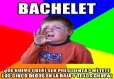 BACHELET EDE NUEVO QUERISER PRESIDENTA? METETE LOS CINCO DEDOS EN LA RAJAY TE LOSICHUPAI