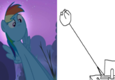 Long Neck Rainbow Dash