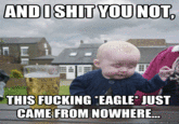 THIS F------ EAGLE* JUST CAMEFROM NOWHERE. livememe.com