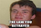 THE LAW YOU BETRAYED