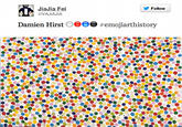JiaJia Fe VAJIAJIA Follow Damien Hirst OOOO #emojiarthistory