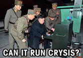Kim Jong-un messing with dated computer...