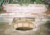 THE FOU OF YOUTH THIS SPRING WAS DISCOVERED IN 15f3 AND WAS RECORDED A LANDMARK IN A SPANISH CRANT