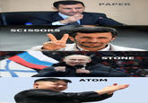PAPER SCISSORS STONE ATOM