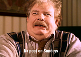 No post on Sundays