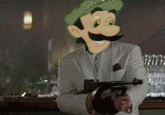 Mama Luigi Lightin' 'Em Up