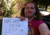 HATERS TO THE LEFT>