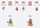 Random 《 Swap 》 Random Random « Swap 》 Random Randomize Randomize Hitmonlee inx Hitmonchan l▼ Jinx Hitmonx Hitmon)x