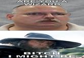 Character with the lazy eye and glasses wearing a blank look on his face from the "Are You A Wizard":/memes/are-you-a-wizard/photos meme combined with Gandalf but not the "confused Gandalf":/memes/confused-gandalf/photos collection of "memes":/memes, which look very similar for obvious reasons