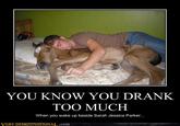 YOU KNOW YOU DRANK TOO MUCH When you wake up beside Sarah Jessica Parker VERY DEMOTIVATIONAT,.com