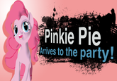 Pinkie Pie Arives to the party! Super Smash Bros. for Nintendo 3DS and Wii U Super Smash Bros. Brawl Balloon Fight pink text cartoon graphic design font art illustration