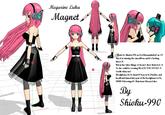 Created by "Shioku-990":http://shioku-990.deviantart.com/ via "deviantART":http://xxneoveronaxx.deviantart.com/art/MMD-Magnet-Luka-DL-195407945