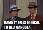DAMN IT FEELS LOGICAL TO BE A GANGSTA