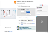 "pcmag.com | Google Glass Listed on eBay, Bidding Tops $15K":http://www.pcmag.com/article2/0,2817,2415975,00.asp
"theatlanticwire.com | Fake Google Glass eBay Auction Pulled After Bids Soar Past $15,000":http://www.theatlanticwire.com/technology/2013/02/google-glass-ebay-auction/62574/