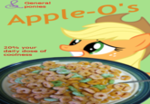 General ponies Apple 20% your daily dose of coolness Corn flakes Junk food Breakfast cereal Breakfast Asian cuisine meal food cuisine dish vegetarian food
