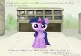 "You ain E aヱ戈of my sub e scious mind,' 工said near That's ay Weird O me to say i Replied Twilight, Mirroror you as Well2