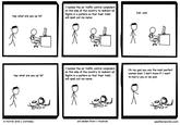 I hacked the air traffic control computers on this side of the country to redirect all lights in a pattern so that their trails will spell out my name. huh. cool hey what are you up to? I hacked the air traffic control computers on this side of the country to redirect all lights in a pattern so that their trails will spell out my name. Oh my god you are the most perfect woman ever: I don't know if I want to marry you or be you! hey what are you up to? 口の e horne and j comeau art stolen from r munroe asofterworld.com