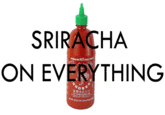 SRIRACHA ON EVERYTHING HOT CH 令甜憔 食品公园