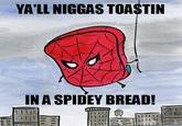 YA'LL N----- TOASTIN IN A SPIDEY BREAD!