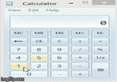 - I Calculator View Edit Help CE 8 5 2 9 6 3 17x